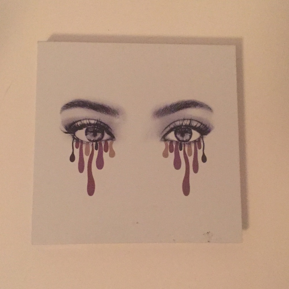 Kylie Jenner Cosmetics Burgundy Eyeshadow Palette